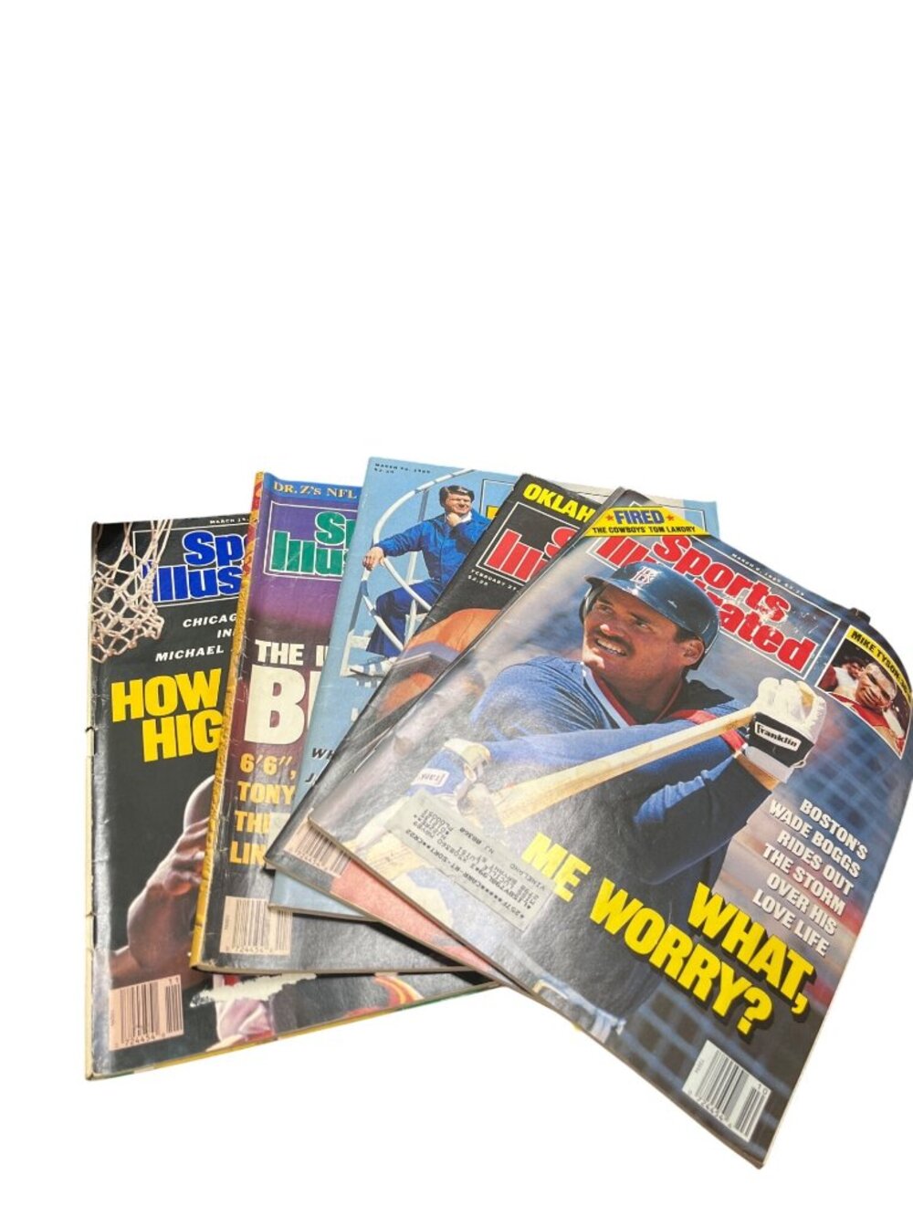 Sports Illustrated VTG set of 5 1989 magazines ephemera collection SKU 10-528
